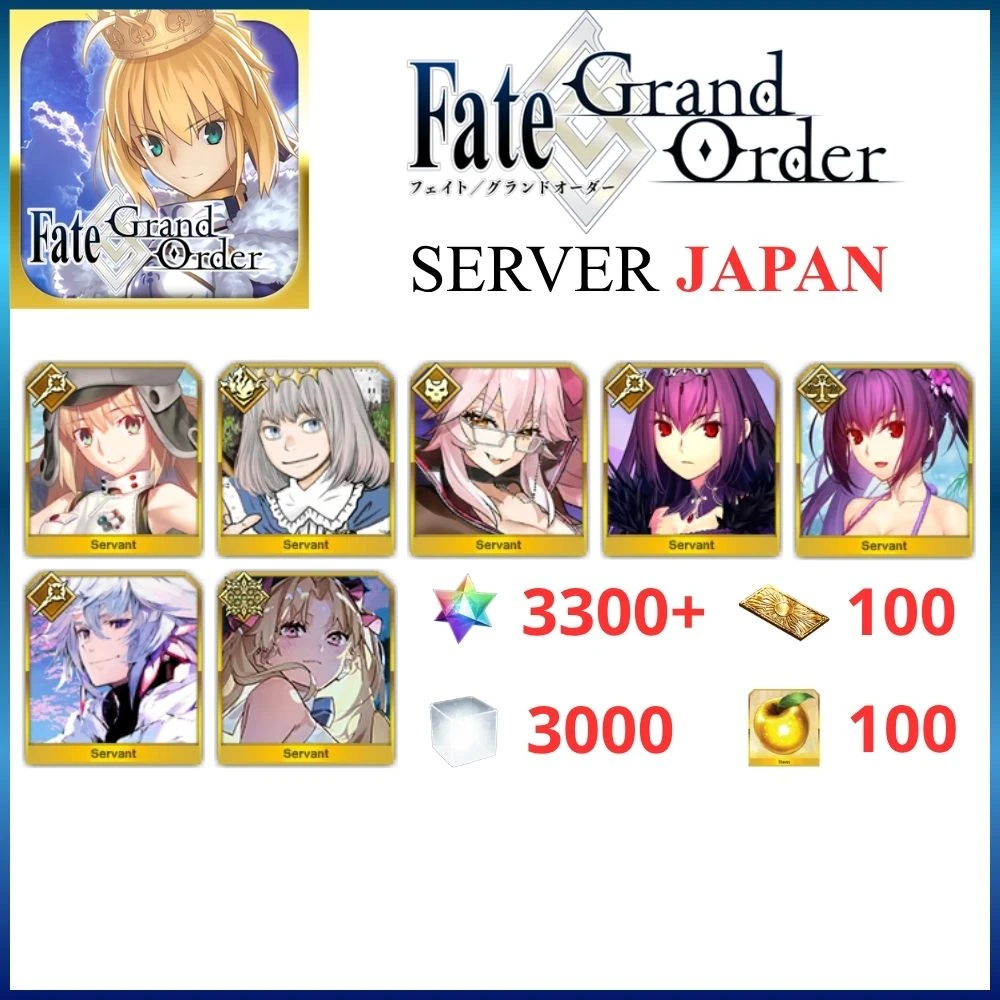 [JP] FGO END 3300 Quạc + 6 Xe + Space Ereshkigal